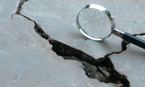 Floor inspection crack